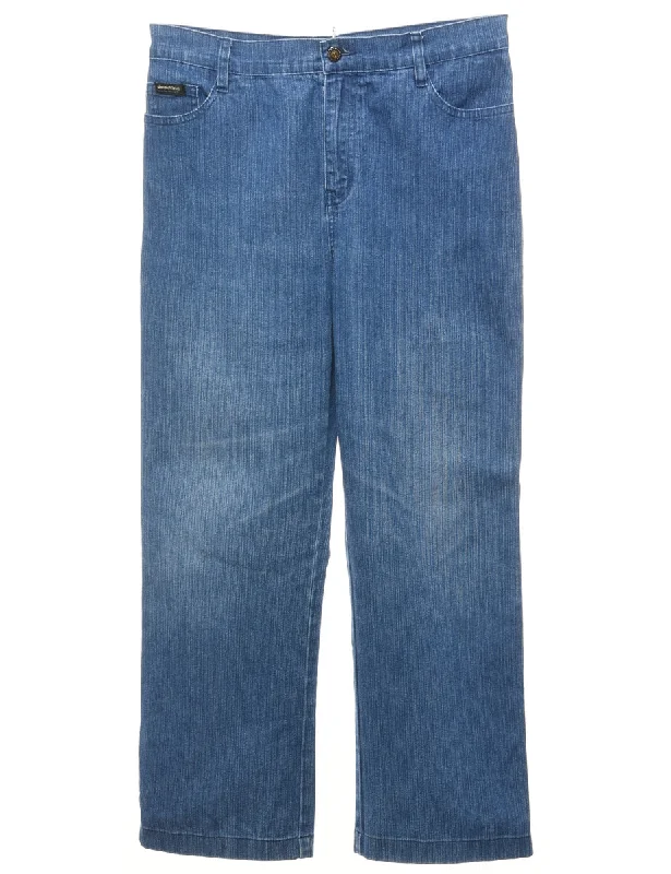 Medium Wash Straight Fit Jeans - W31 L26 Disco