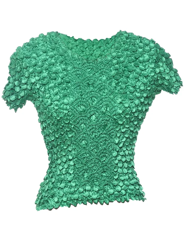 Y2K Style Green Crinkle Top - S Dynamic Women's Moto