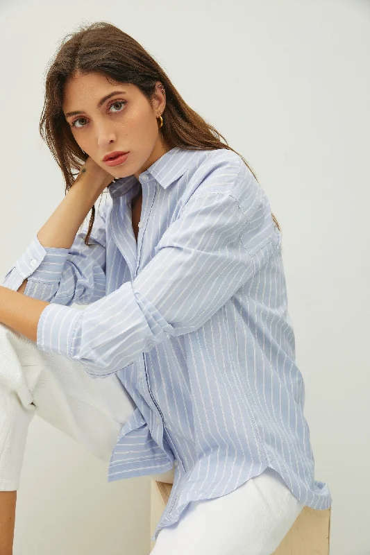 The Classic Button Down Top Monochromatic All - in - one