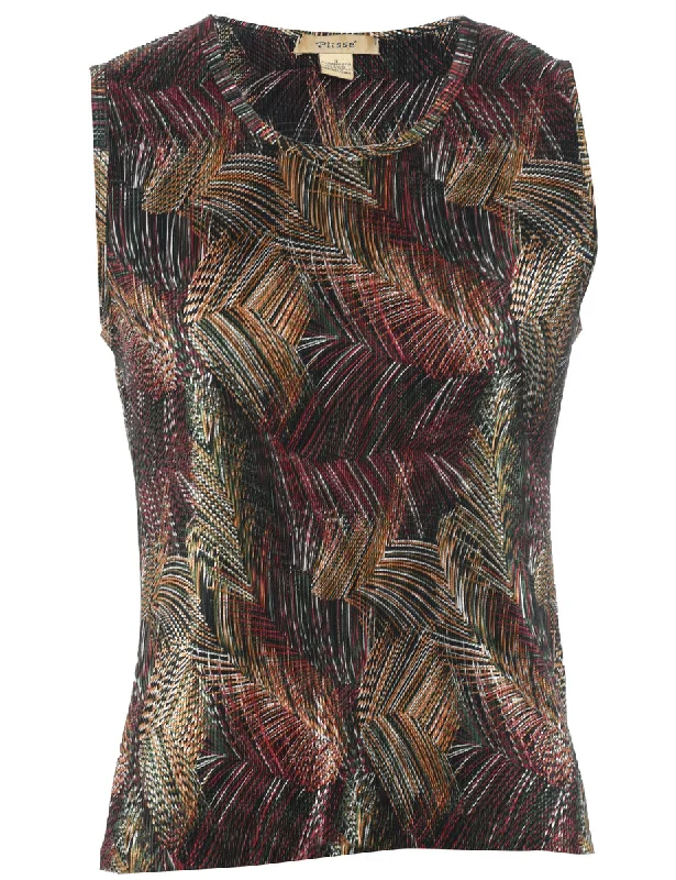 Patterned Printed Top - S Street