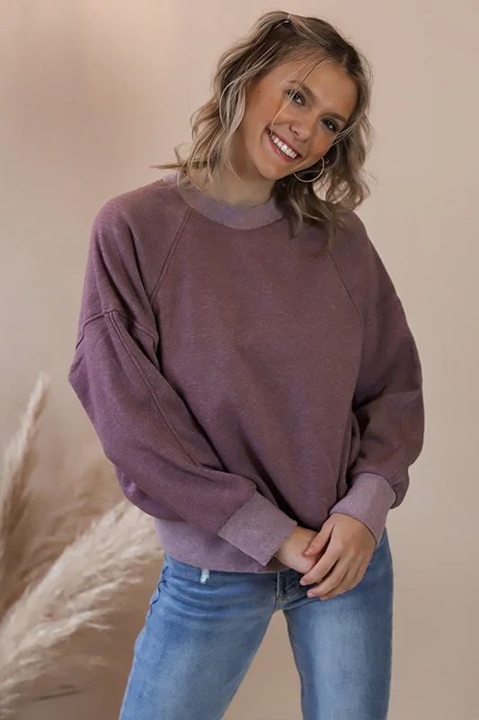 Dusty Lavender Sweatshirt Disco