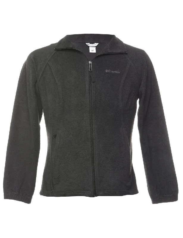 Columbia Fleece Sweatshirt - M Classic Women's Pin - striped