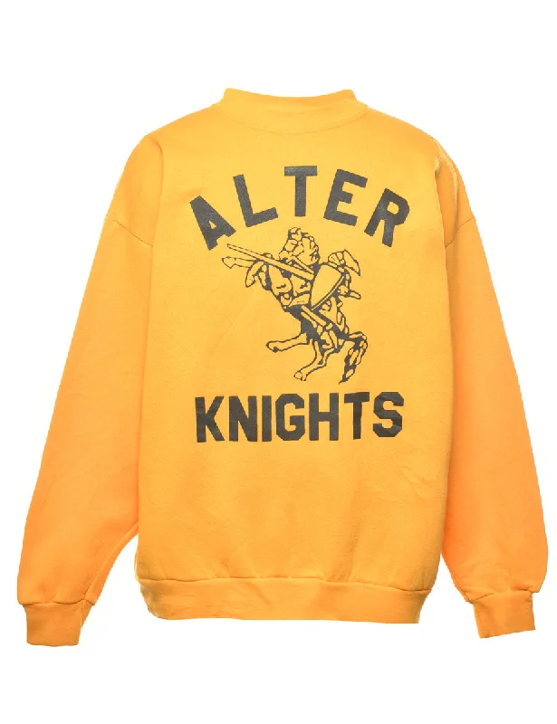 Alter Knights Printed Sweatshirt - L Feminine Women's Soft 