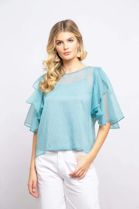 Suri Top in Seaglass Vacation