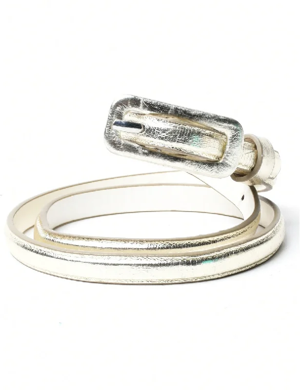Shiny Skinny Belt - M Hip Women's Retro