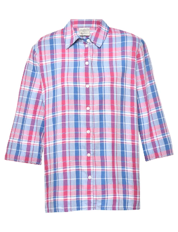 Checked Shirt - L Women