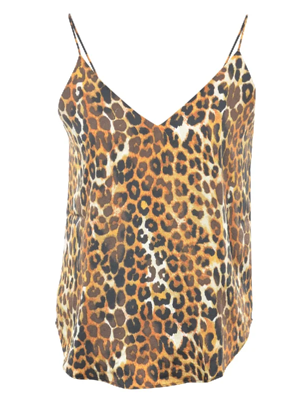 Leopard Print Camisole - XS Bohemian Women's Free