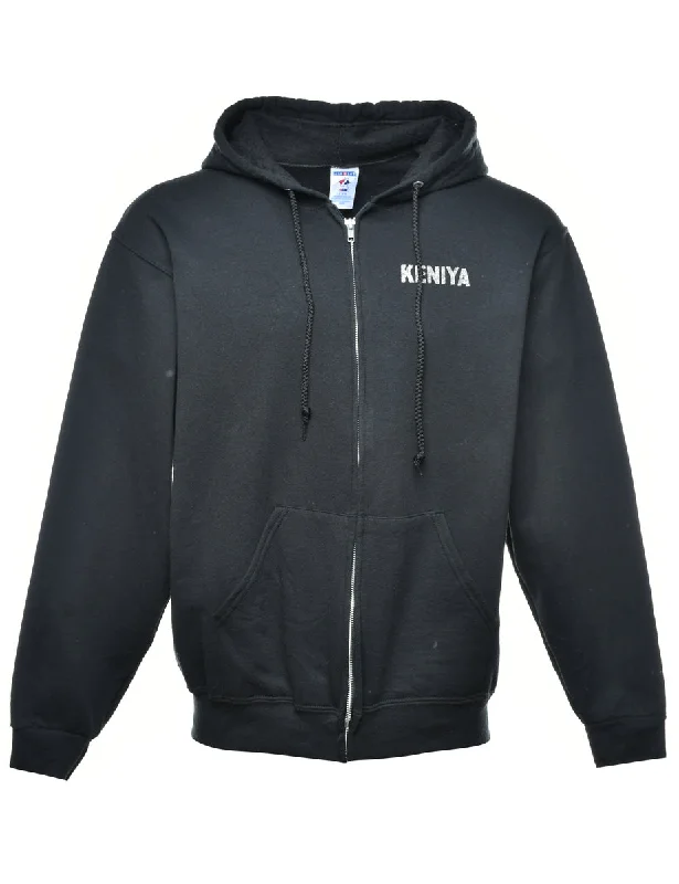 Keniya Printed Hoodie - L Sophisticated Women's 