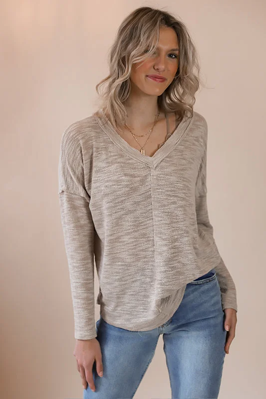 Nikki Taupe Blouse garde