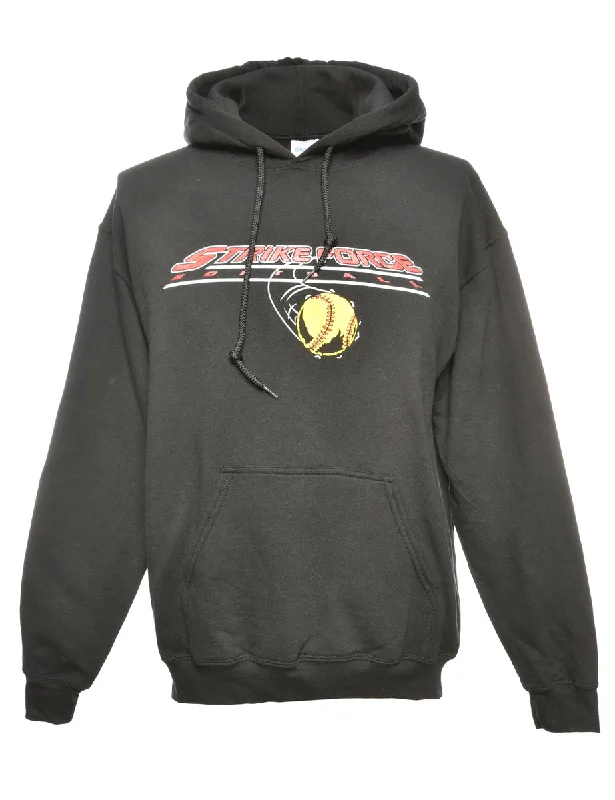 Strikerforce Softball Hooded Sports Sweatshirt - L Relaxed Women's 