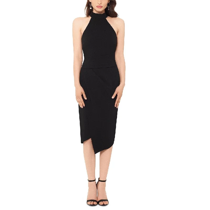 Betsy & Adam Women's Asymmetrical-Hem Bodycon Dress Black Size 12 Rugged Women's Outdoor 