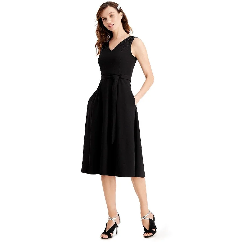 Calvin Klein Women's Shoulder Embellished Belted Dress Black Size 10 Cozy Women's Sherpa - lined Calvin Klein Women's Shoulder Embellished Belted Dress Black Size 10 Cozy Women's Sherpa - lined