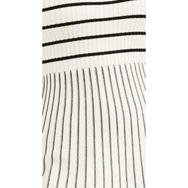 Guess Women's Nash Striped Fit & Flare Dress Brown Size X-Small Cozy Women's Winter