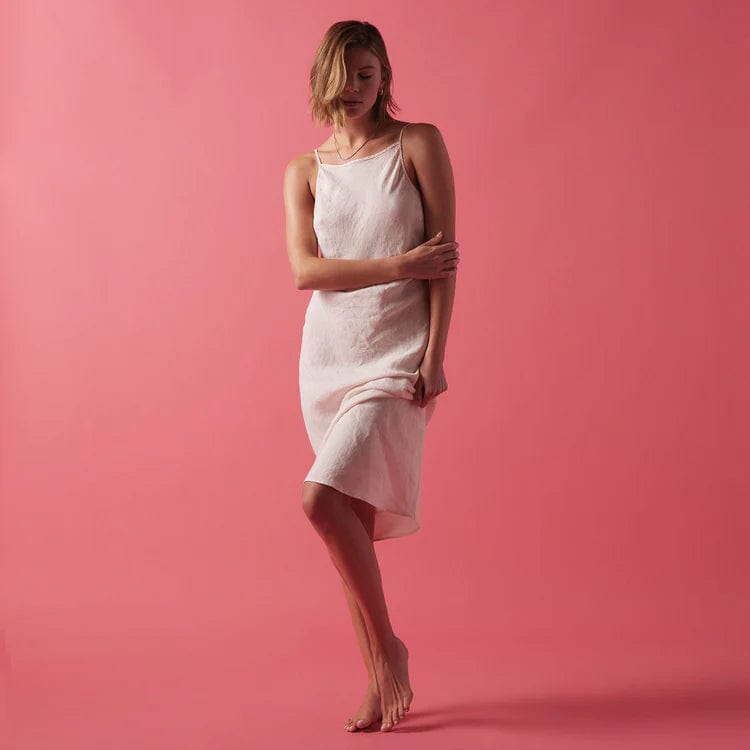 James Perse Linen Cami Dress French