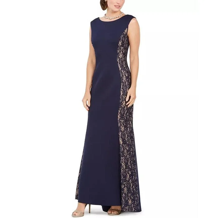 Jessica Howard Women's Sequined Lace Scuba Mermaid Gown Navy Size 16 Youthful Women's Anime - inspired Jessica Howard Women's Sequined Lace Scuba Mermaid Gown Navy Size 16 Youthful Women's Anime - inspired