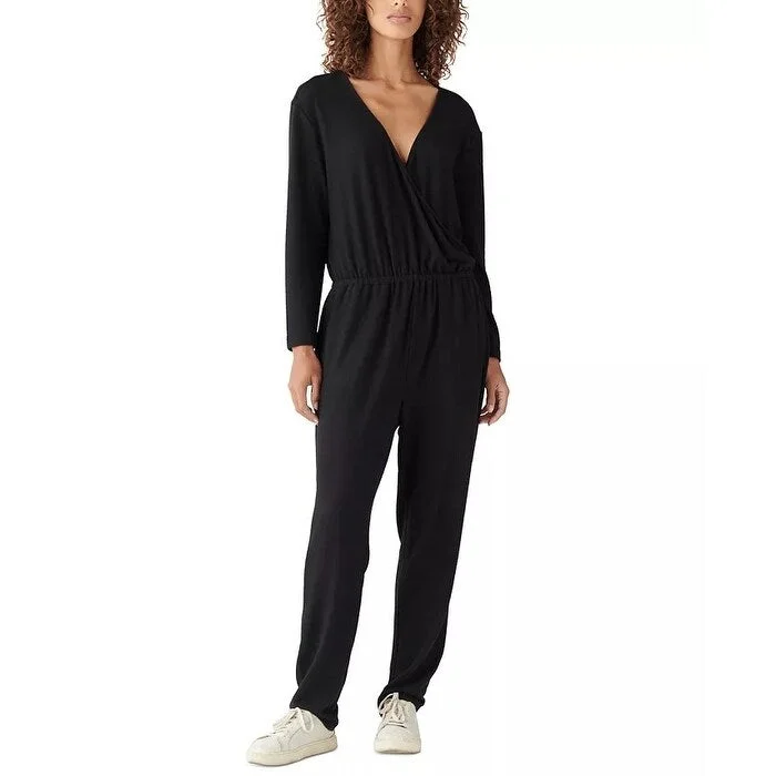 Lucky Brand Women's Brushed Hacci Jumpsuit Black Size Small Stylish Women's Neon