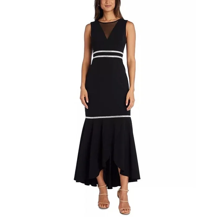 R & M Richards Women's Petite Embellished Mermaid Gown Black Size 1 Traditional Women's Wool R & M Richards Women's Petite Embellished Mermaid Gown Black Size 1 Traditional Women's Wool