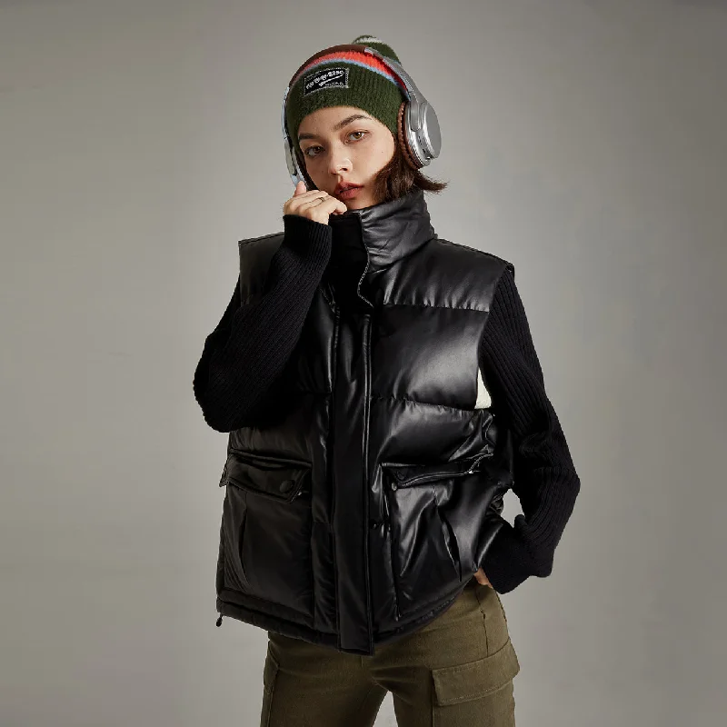 Oversized Padded Vest Refined Women's Classic 