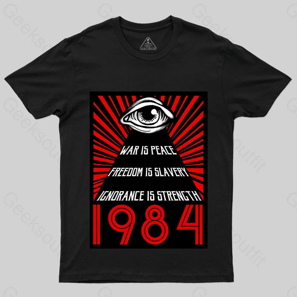 1984 Orwell Geek T-shirt Bold Women's Animal Print