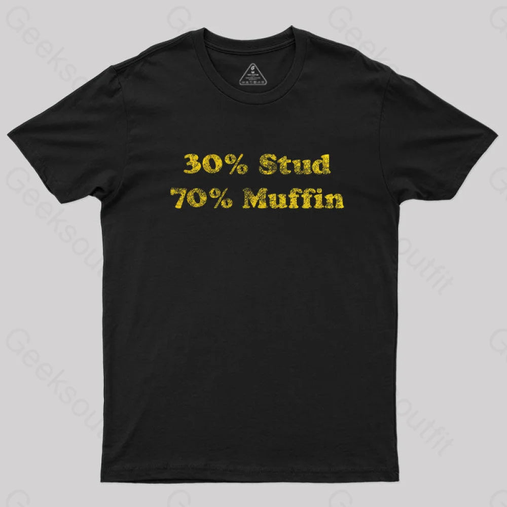 30 Stud 70 Muffin T-Shirt Monochromatic All - in - one