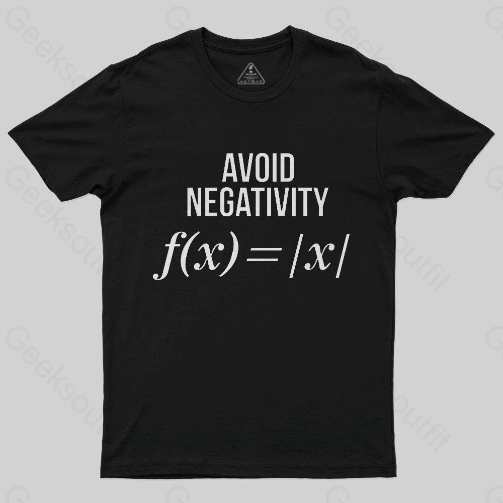 Avoid Negativity Geek Science T-Shirt Country