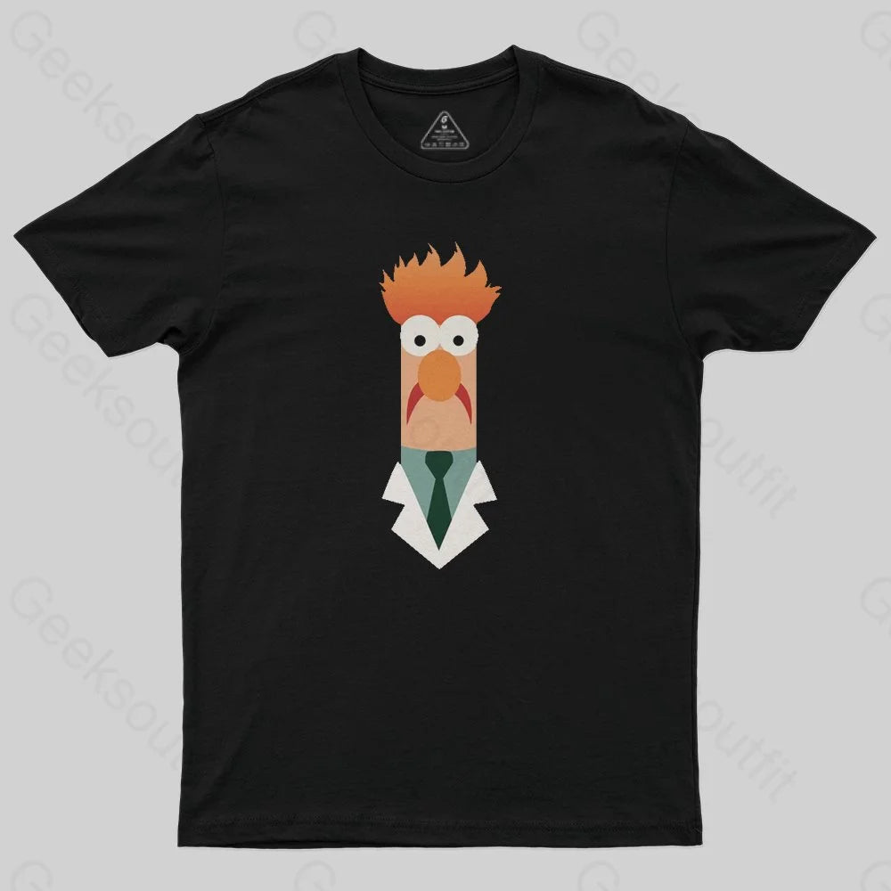 Beaker Funny Geek T-Shirt Australian Beach