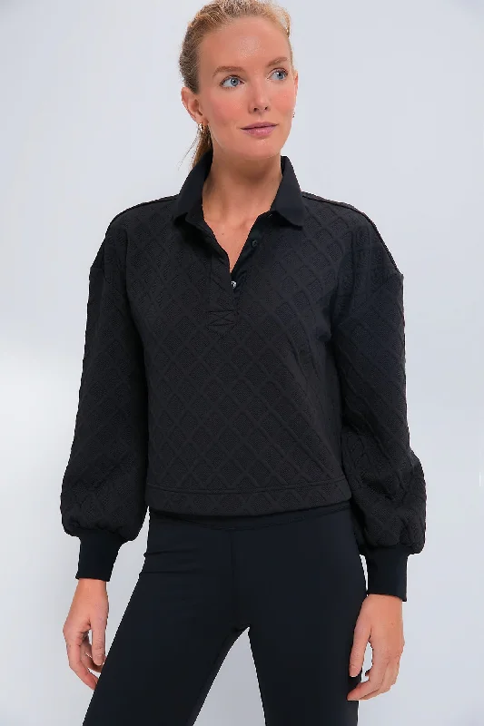 Black Cropped Fallon Sweater Dynamic Women's Moto