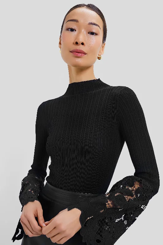 Black Sedona Blouse Dapper Women's Bow - adorned