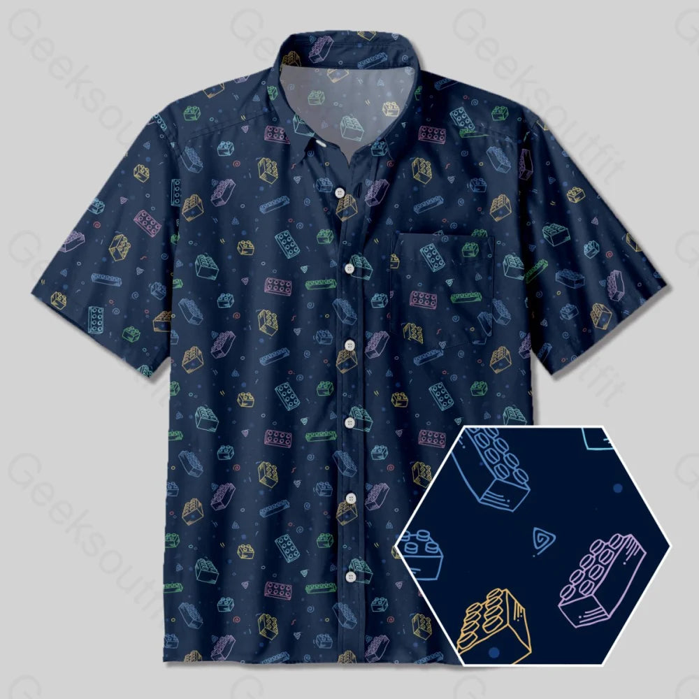 Building Blocks Button Up Pocket Shirt Street