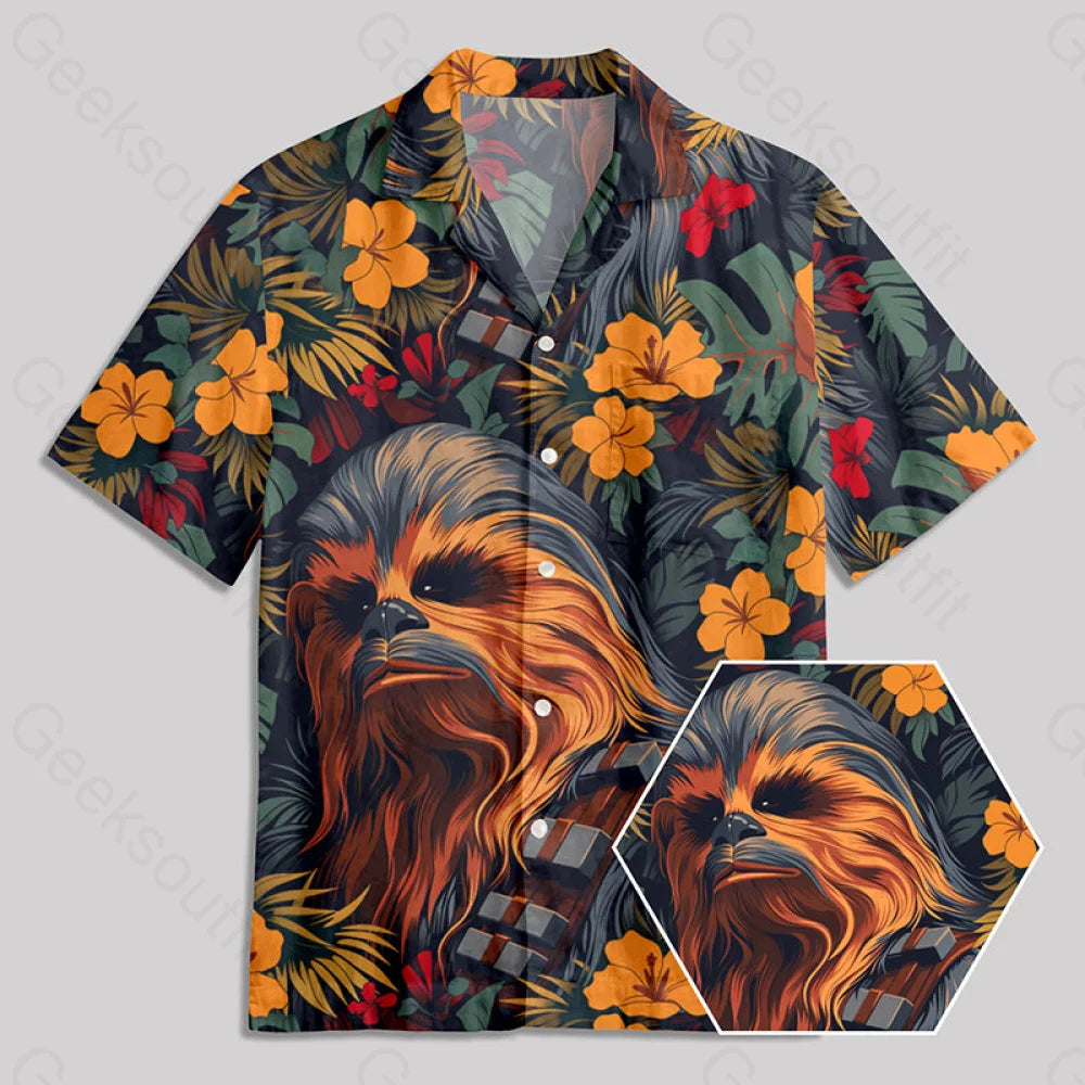 Chewbacca Flowers and Trees From Button Up Pocket Shirt Adventure
