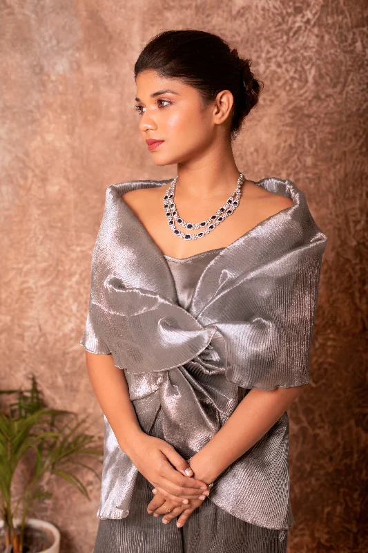 Pleated Top with Front Detailing Women