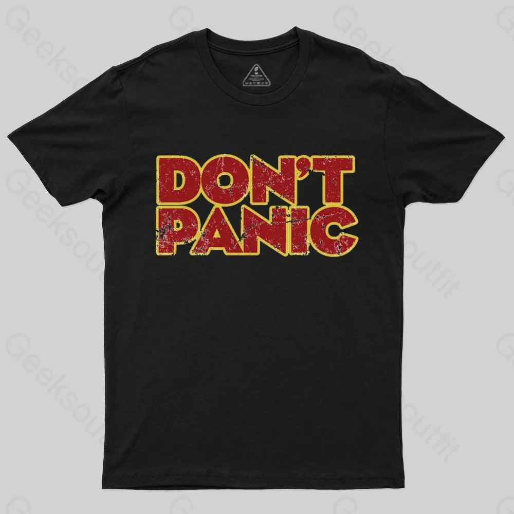 Don't Panic T-Shirt Cool Women's Skate