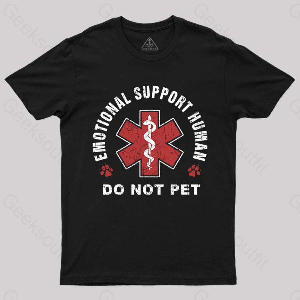 Emotional Support Human T-Shirt Vintage Women's 1970S 