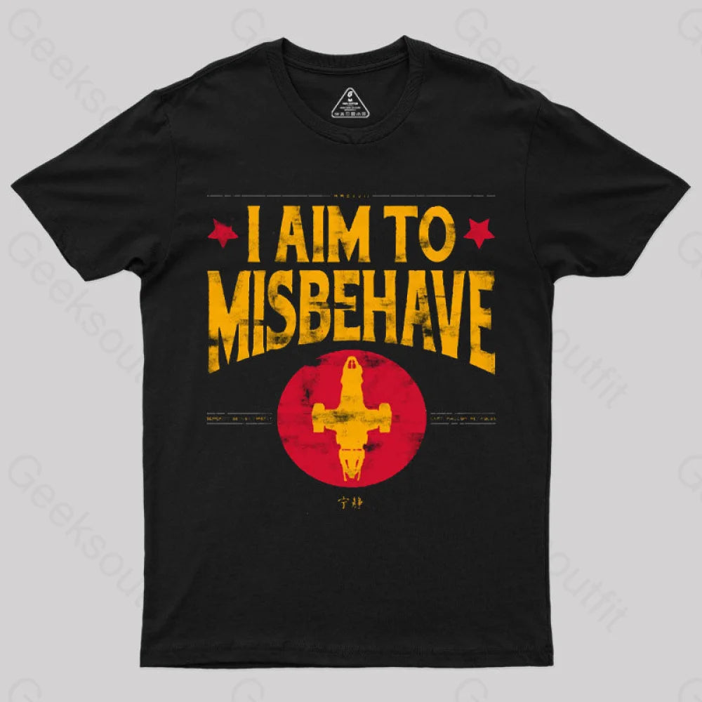 I Aim to Misbehave Firefly T-Shirt Refined Women's Classic 