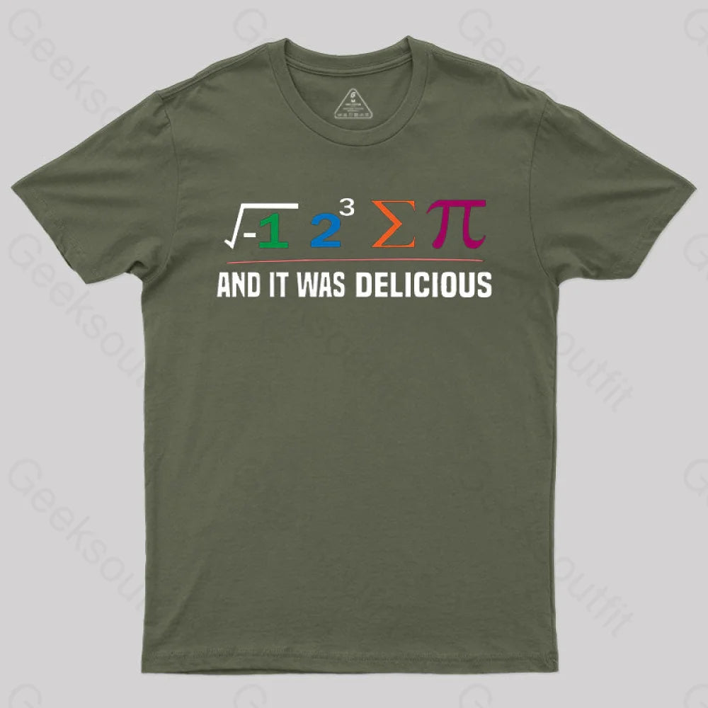 I Ate Some Pie And It Was Delicious I Ate Some Pi Math Classic T-Shirt Modern Women's 