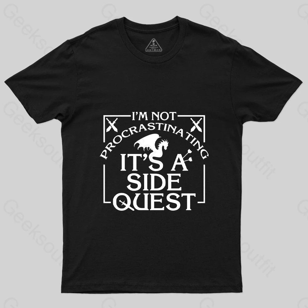 I'm Not Procrastinating, It's A Side Quest T-Shirt Refined Women's Velvet