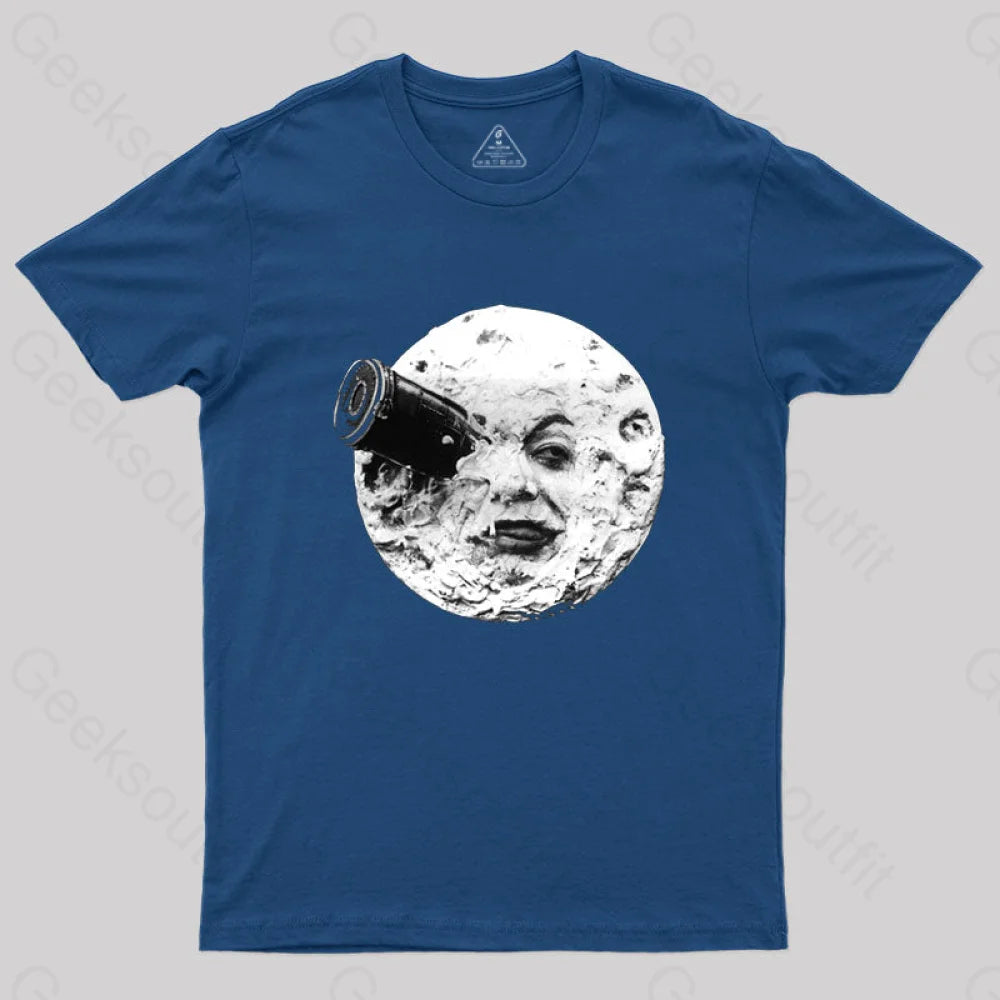 Le Voyage Dans La Lune T-shirt Classic Women's Pin - striped