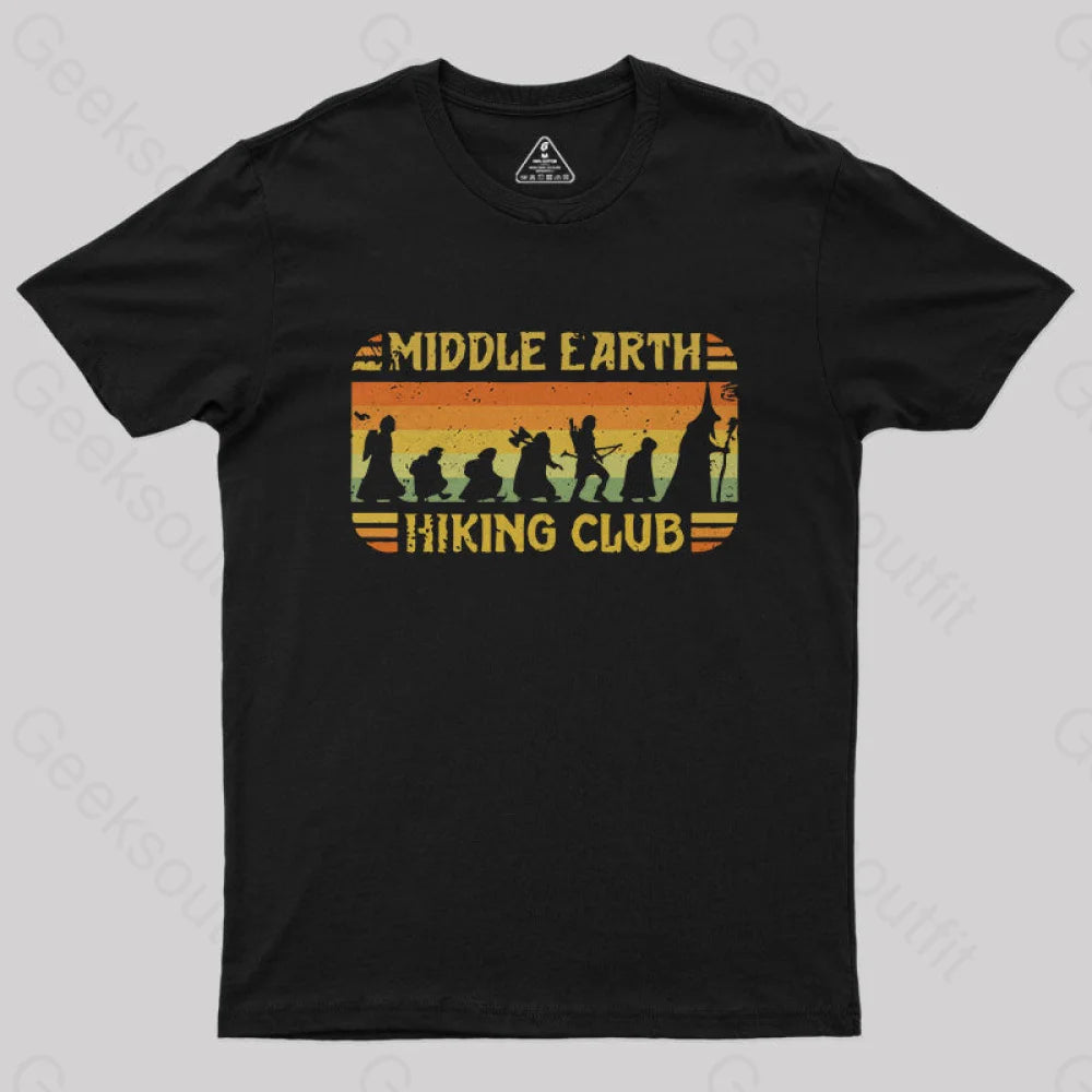 Middle Earth Hiking Club T-Shirt Artistic Women's Avant - 