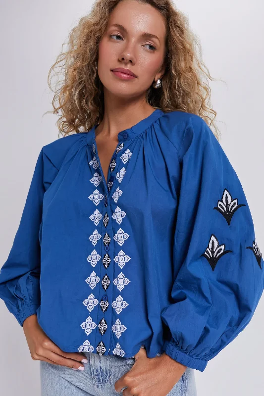 Midway Blue Minka Shirt Refined Women's Velvet