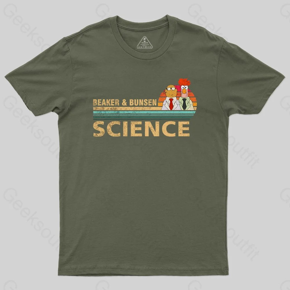 Muppets Science Bunsen And Beaker Cool Geek Science T-shirt Sporty Women's Athleisure 