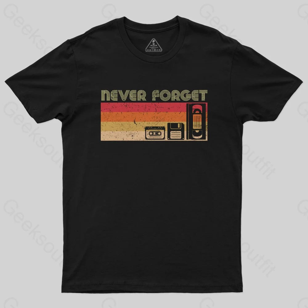Never Forget Video T-Shirt Luxurious Women's High -  end