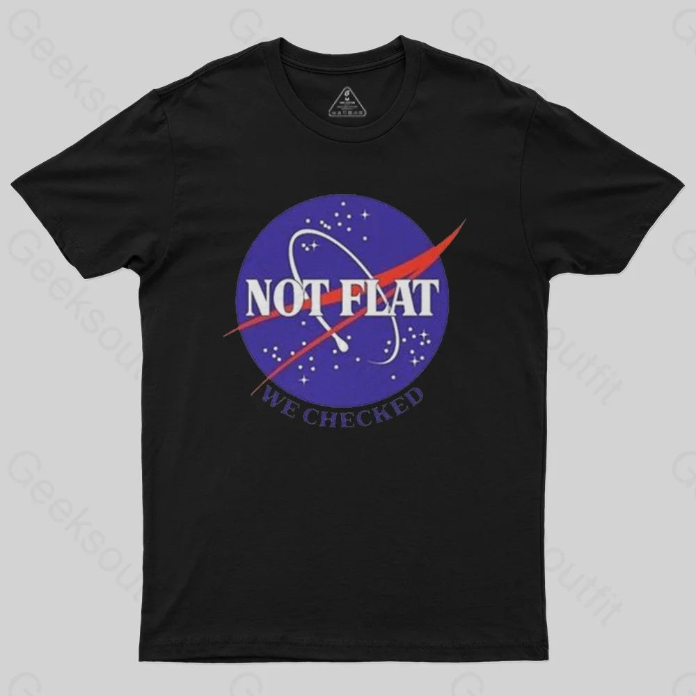 Not Flat Science Nerd T-shirt British Gentlewoman Style