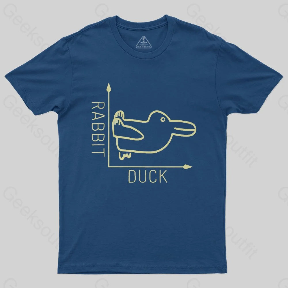 Rabbit or Duck Funny Geek T-Shirt Women