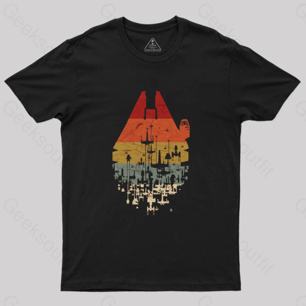 Retro Battleship Geek T-Shirt Sporty Women's Tennis