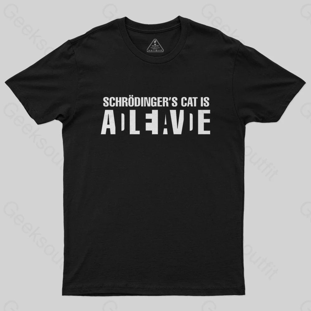 Schrödinger's Cat ADLEIAVDE Geek Science T-Shirt Confident Women's High - fashion