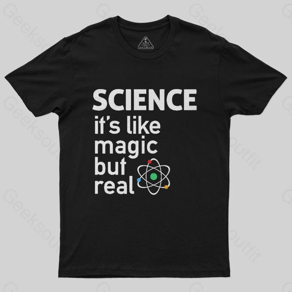 SCIENCE: It's Like Magic, But Real T-Shirt Classic Women's Pin - striped