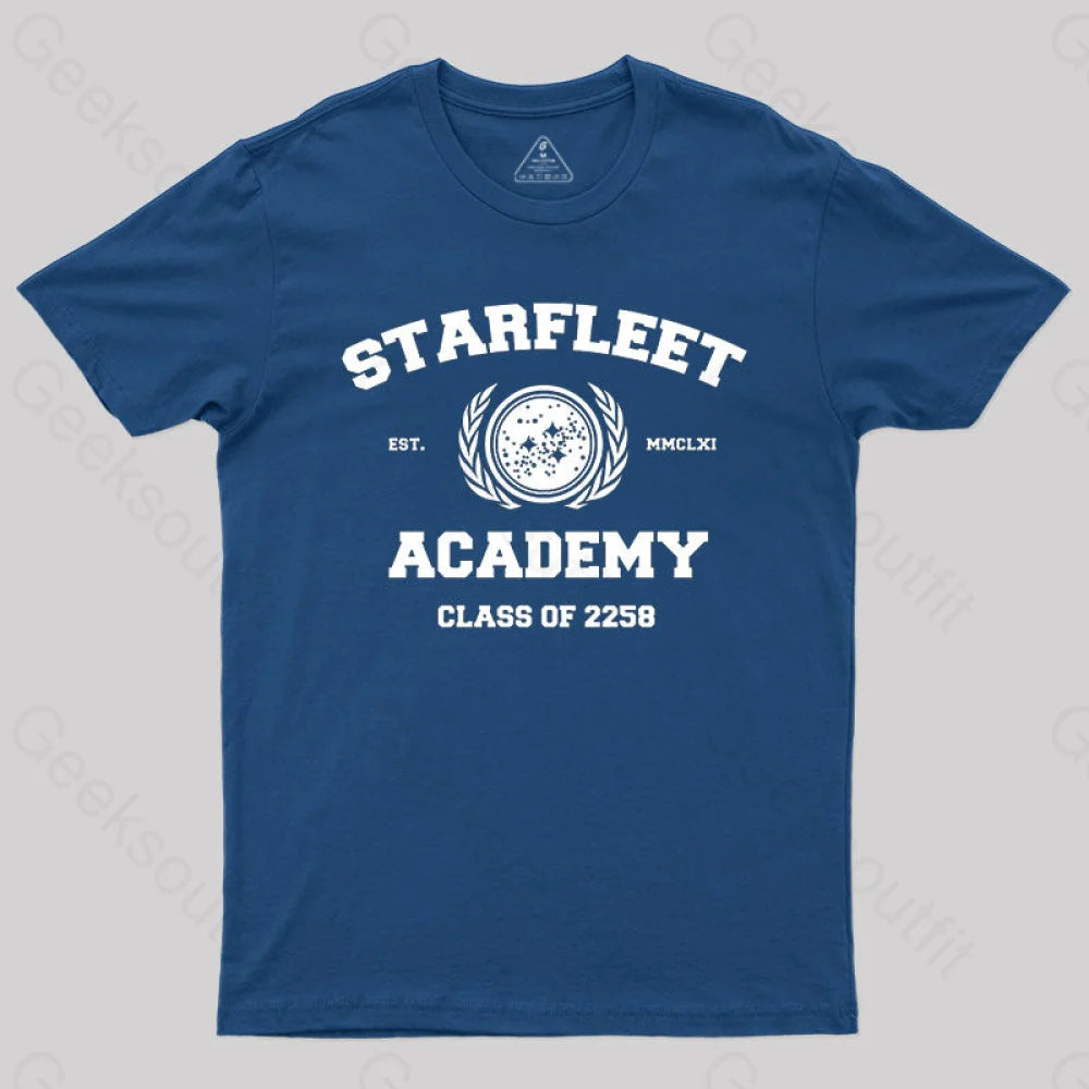 Starfleet Acadmey Class of 2258 White T-Shirt Sustainable Organic