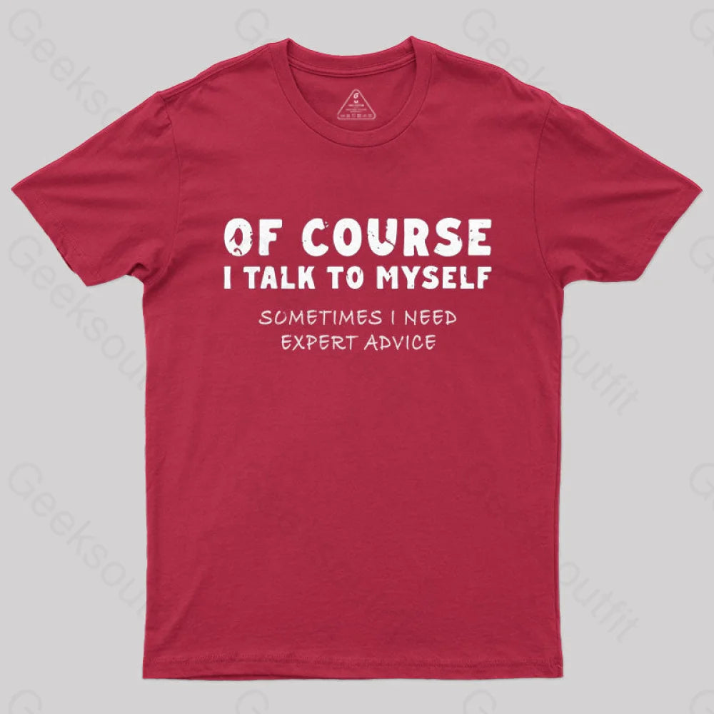 Talk To Myself T-shirt Laid - back Women's Style