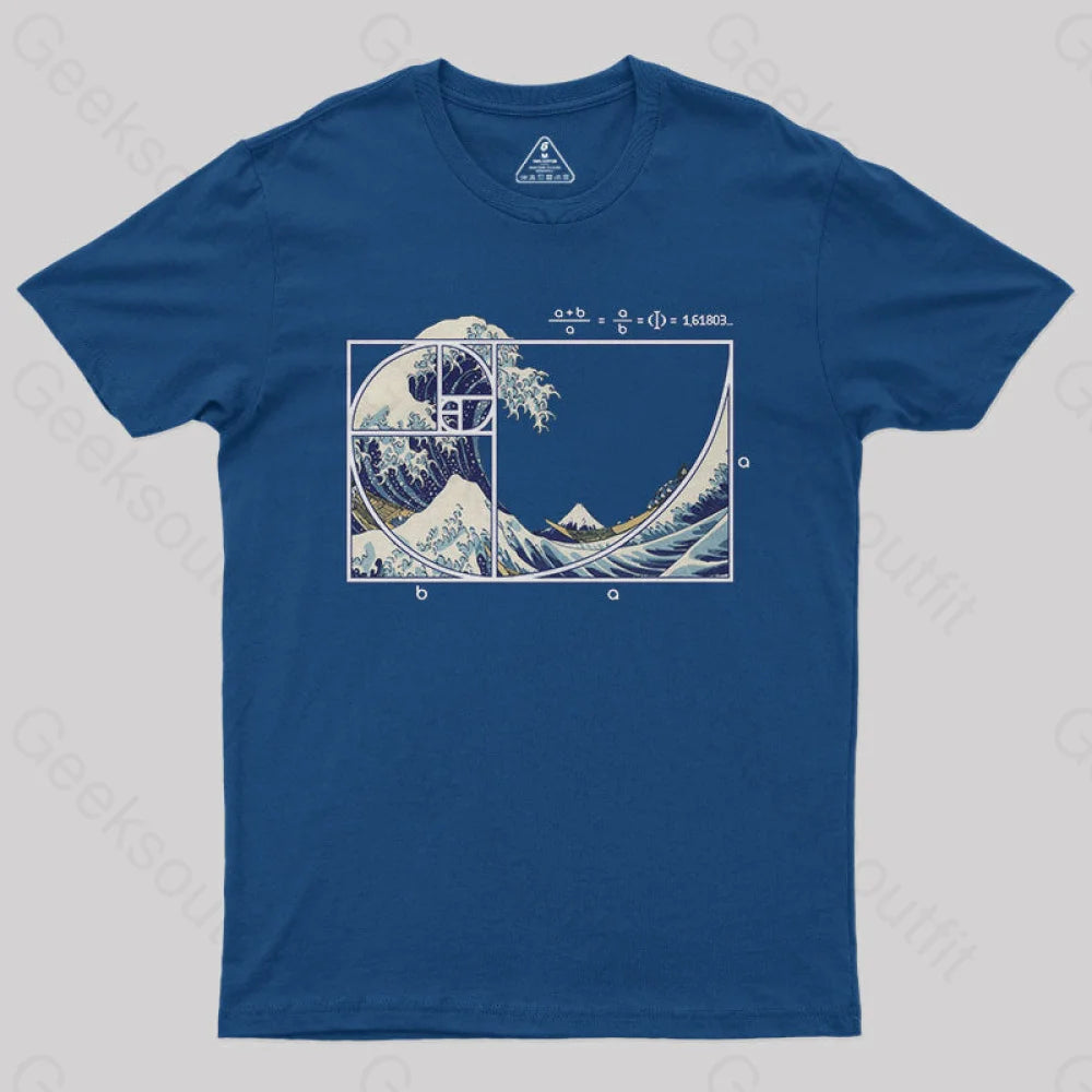 The Great Fibonacci Wave Science Geek T-Shirt Sophisticated Women's 