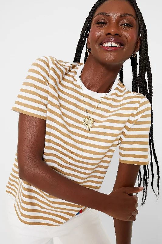 The White and Beige Modern Hip Women's Retro